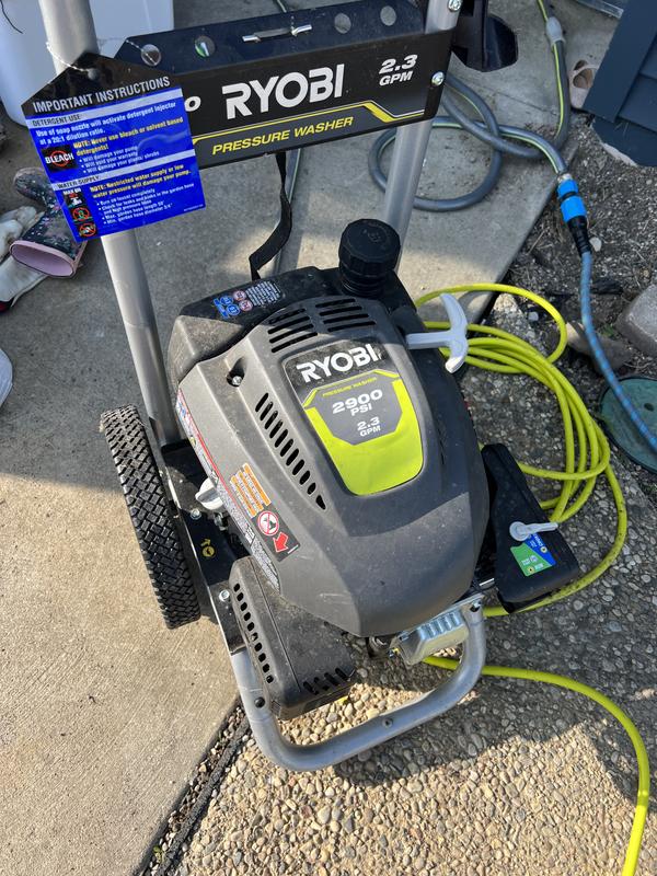 2900 PSI GAS PRESSURE WASHER - RYOBI Tools