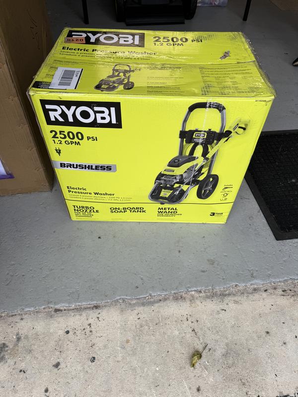 Ryobi pressure deals washer 2500 psi