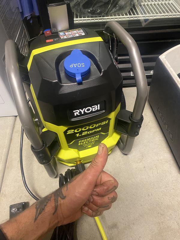 2000 psi deals 1.2 gpm ryobi