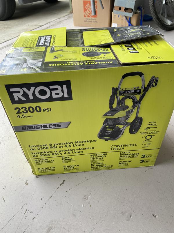 Ryobi pressure washer online 2300 psi