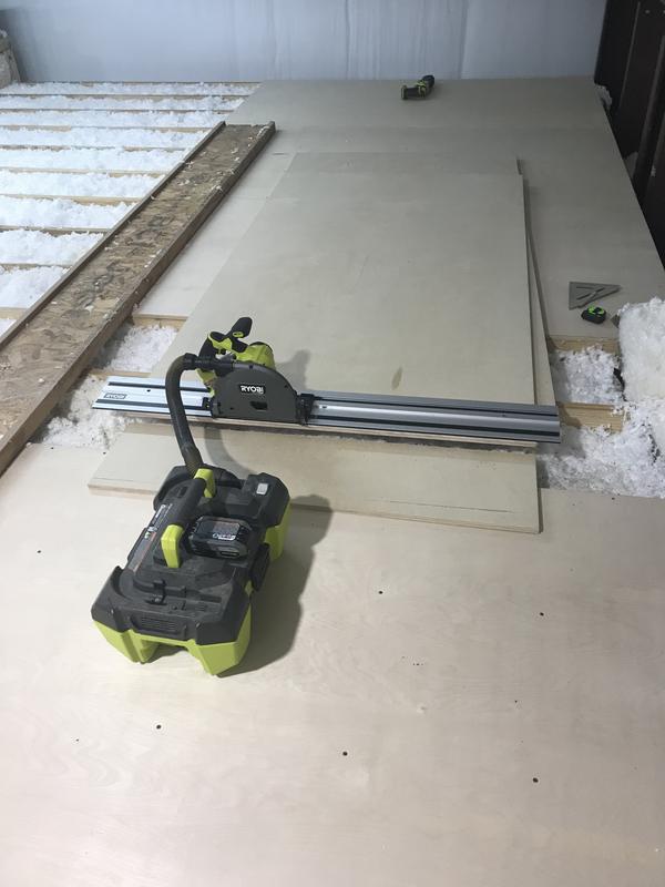 RYOBI 18V ONE+ HP Brushless 6-1/2 Track Saw Kit