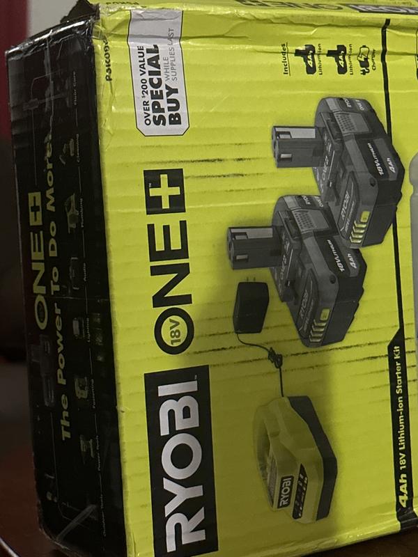 18V ONE+ 4AH LITHIUM BATTERY (2-PACK) - RYOBI Tools