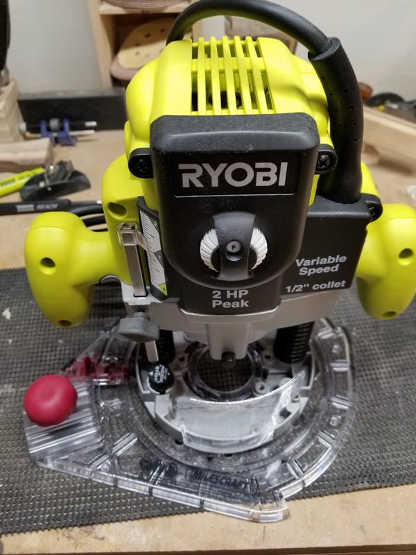 Ryobi plunge store router attachment