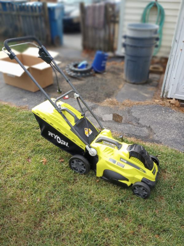 Ryobi 16 inch corded best sale lawn mower