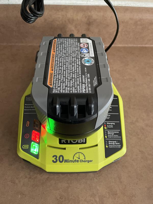 Ryobi 30 best sale minute charger