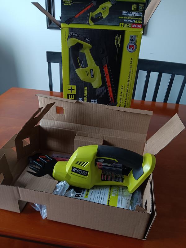 Ryobi 18v shear online shrubber