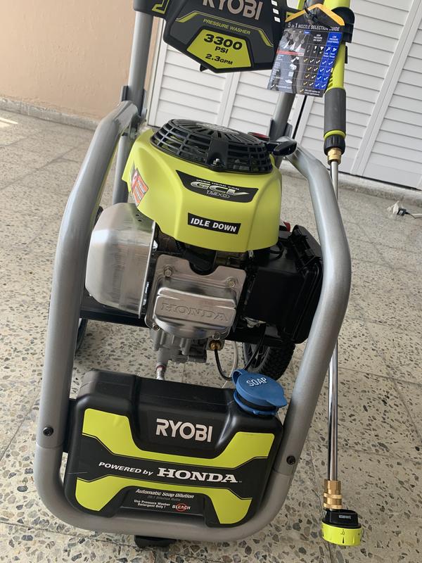 Ryobi gcv190 best sale pressure washer