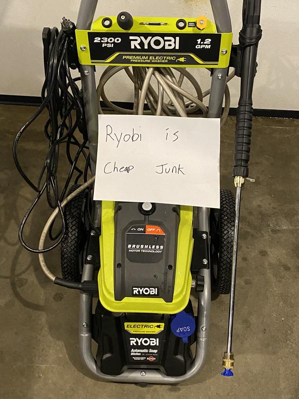 Ryobi 2300 deals psi pressure washer