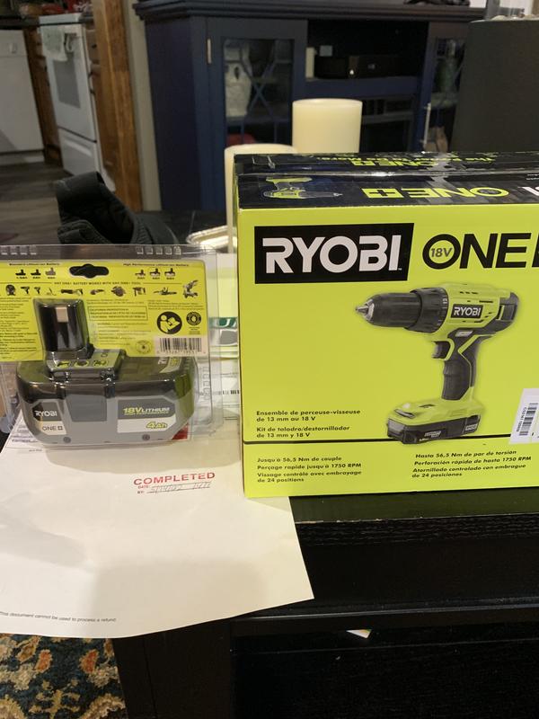 18V ONE+ 2-SPEED 1/2 DRILL/DRIVER KIT - RYOBI Tools