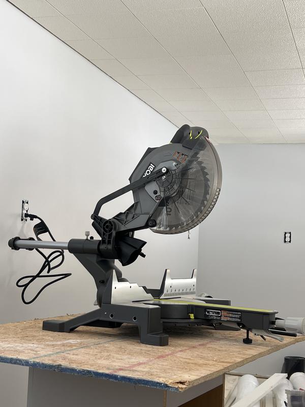 Ryobi 12 compound miter deals saw with laser