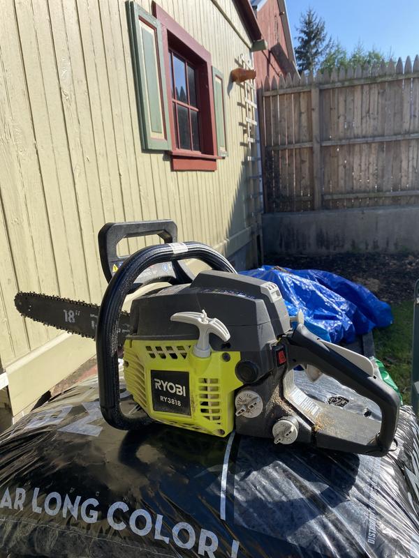 Ryobi deals chainsaw 3818