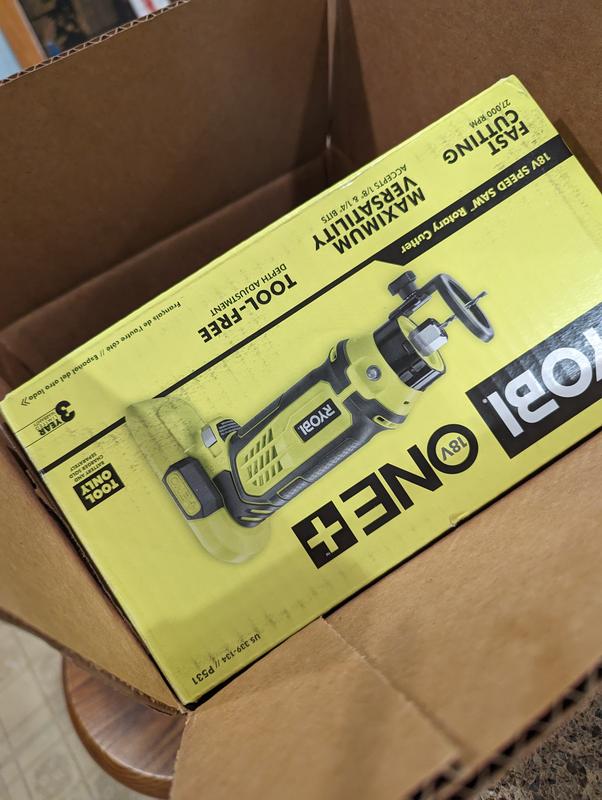 Ryobi P-531 One + 18v Cordless Speed Saw Rotary Cutter Review!!! 