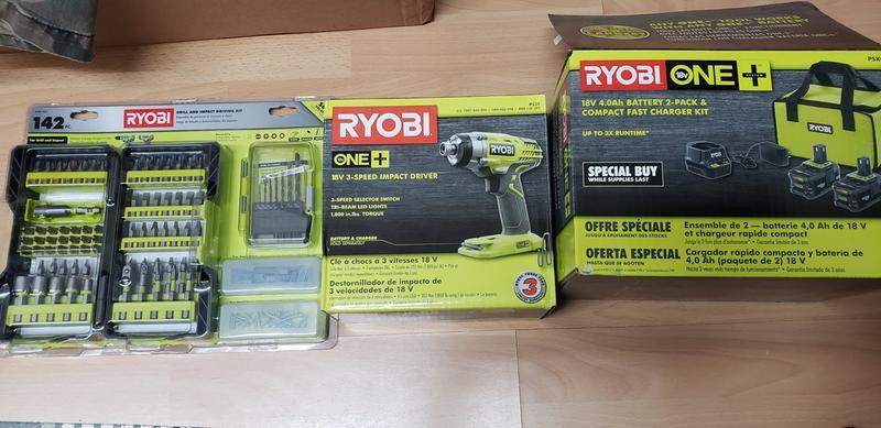 18V ONE+ High Capacity 4.0 Ah Battery (2-Pack) - RYOBI Tools