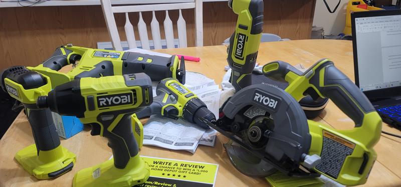 Ryobi combo kit discount 18v home depot