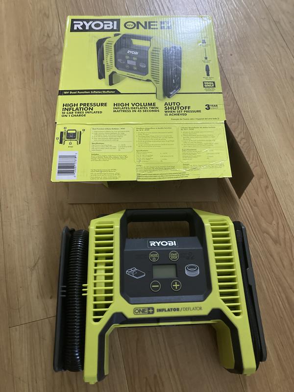 Ryobi tire 2024 inflator p747