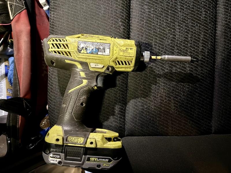 Ryobi quiet strike 18v pulse driver discount