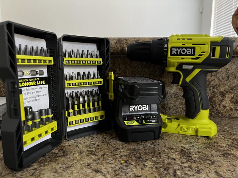 Ryobi Rcd1802 Drill Set, 018500240810