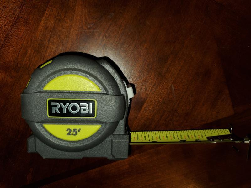 Reviews for RYOBI 25 ft. Tape Measure with Overmold and Wireform Belt Clip