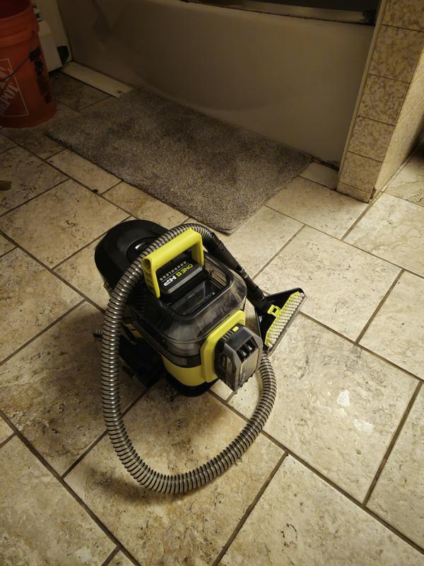 New Ryobi 18V SwiftClean Cordless Spot Cleaner for Gross Wet Messes