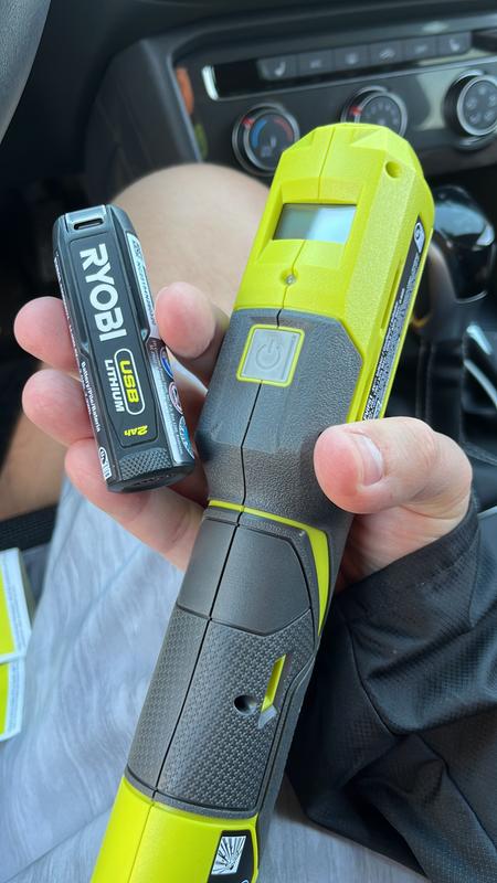 Ryobi - Gonfleur 4v usb lithium - 6,9 bars - 1 batterie 2,0ah - ri4-120g -  Distriartisan