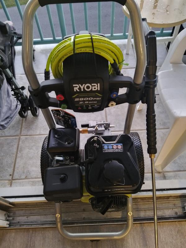 Ryobi 2900 psi electric deals pressure washer