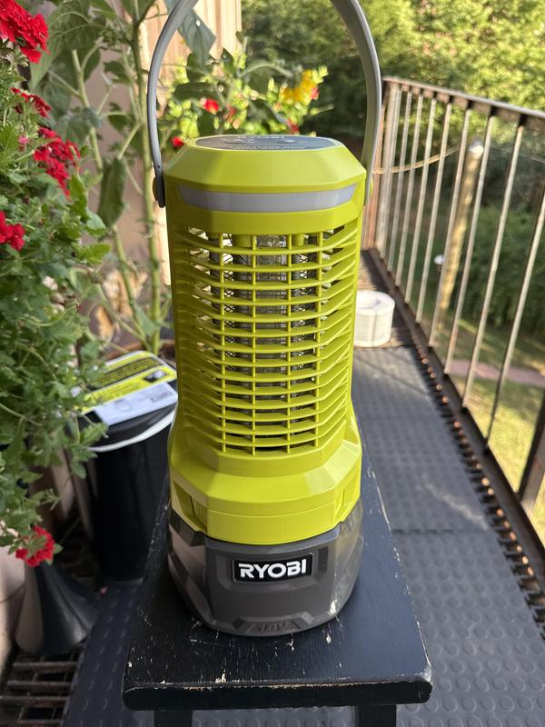 RYOBI ONE+ 18V Cordless Bug Zapper with 2.0 Ah Battery and Charger