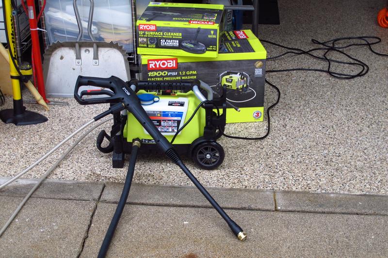 Ryobi pressure washer online 1900 psi