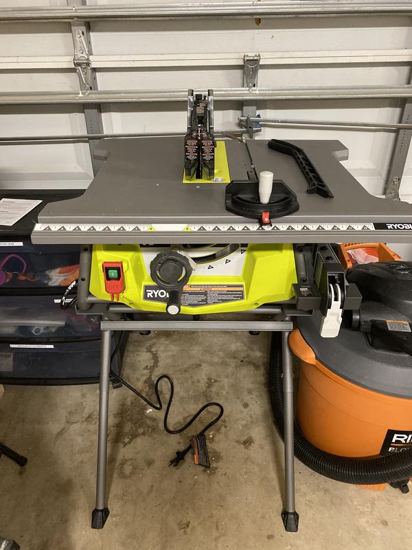 10 table saw with folding stand RYOBI Tools