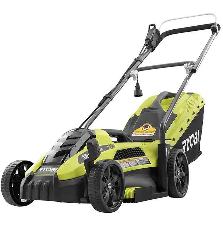 Ryobi 13 amp mower deals