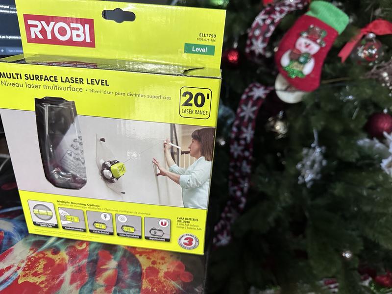 RYOBI Multi Surface Laser Level ELL1750 - The Home Depot