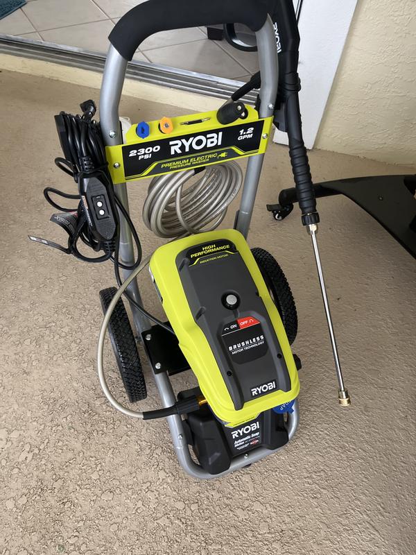 Ryobi 2300 psi 1.2 on sale gpm electric pressure washer