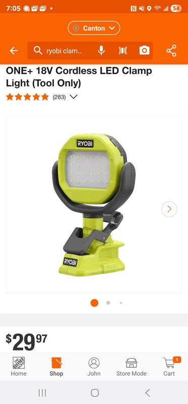 18V ONE+ LED CLAMP LIGHT