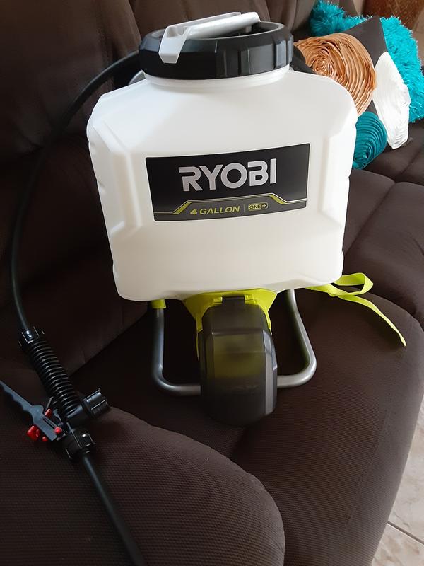 Ryobi 18v one+ 4 gallon backpack chemical discount sprayer