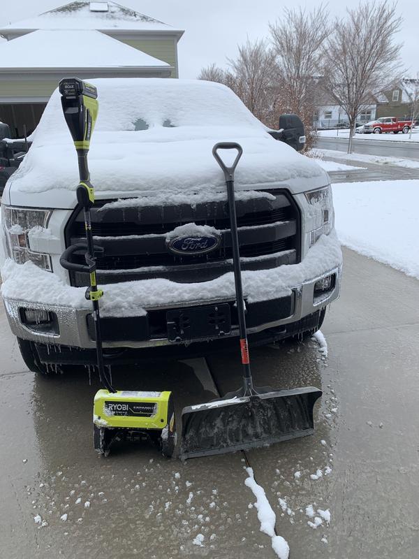 Weed eater deals snow blower attachment