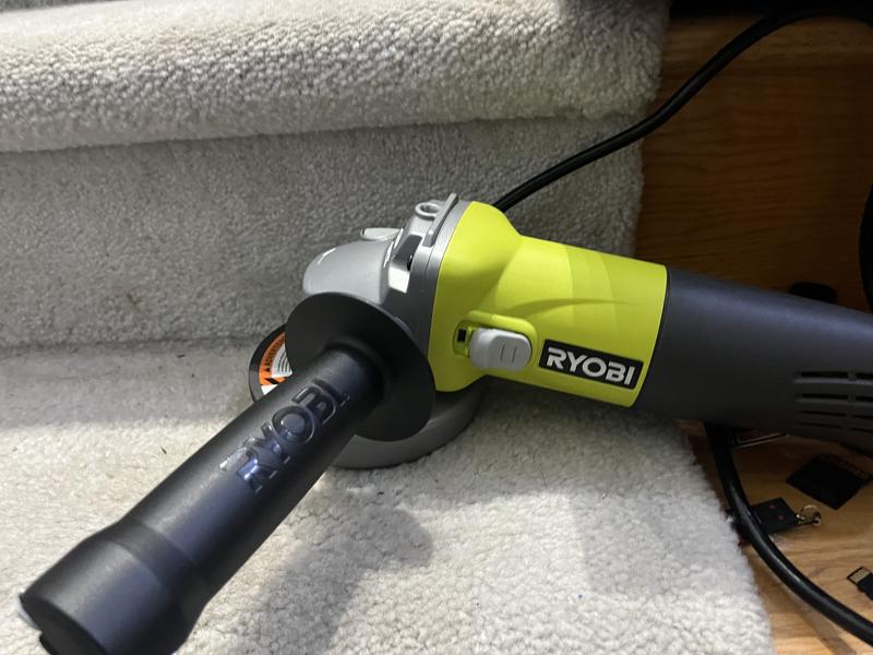 5.5 Amp Corded 4-1/2 Angle Grinder - RYOBI Tools