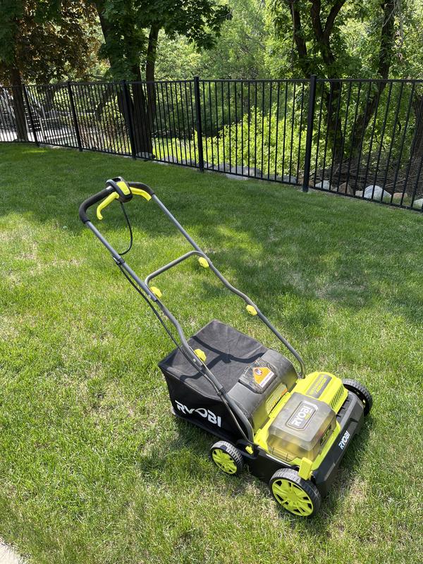 Ryobi dethatcher hot sale