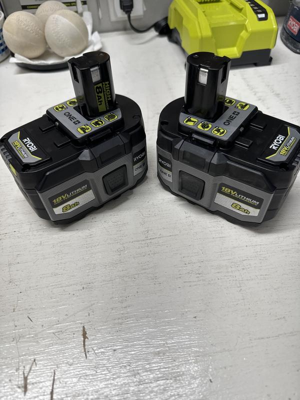 10X MORE RUNTIME!  RYOBI 18V ONE+ 8Ah & 12Ah Lithium HIGH