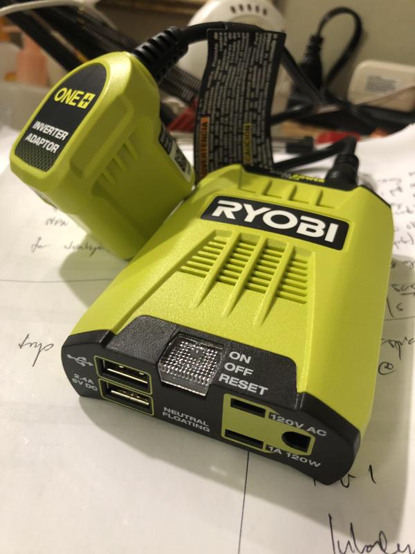 Batterie + chargeur ryobi one+ rc18120-120c, 18v, 2ah