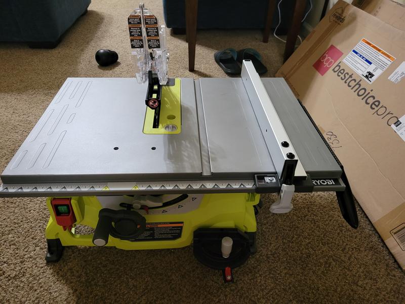 Ryobi 8 deals inch table saw