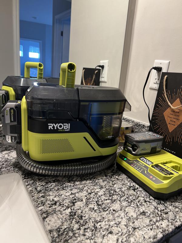 New Ryobi 18V SwiftClean Cordless Spot Cleaner for Gross Wet Messes