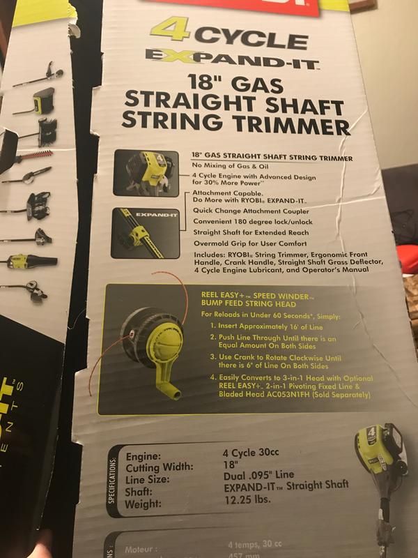 ryobi 4 cycle trimmer