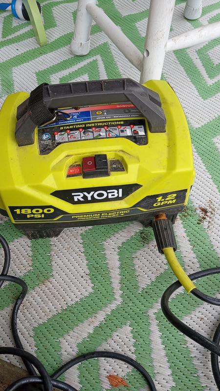 1600 PSI ELECTRIC PRESSURE WASHER - RYOBI Tools