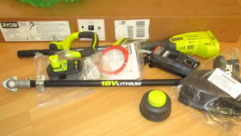 ryobi 18v lithium battery weed eater