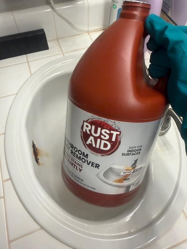 RustAid Bathroom 128 Fluid ounce(s) Rust Remover in the Rust Removers ...