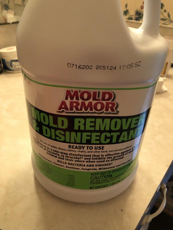 MOLD ARMOR Rapid Clean Remediation, 1 Gallon; Kills, Cleans & Prevents Mold  & Mildew - Mold Armor