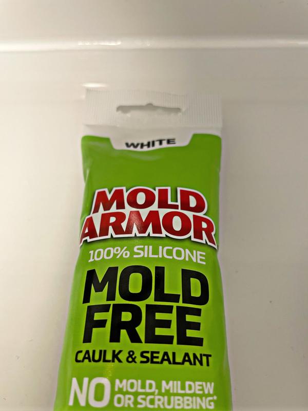 MOLD ARMOR 100% Silicone Mold Free Caulk & Sealant (Clear), 10 Fl