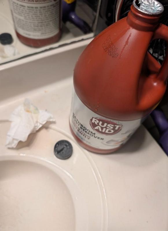 RustAid Bathroom 128 Fluid ounce(s) Rust Remover in the Rust Removers ...