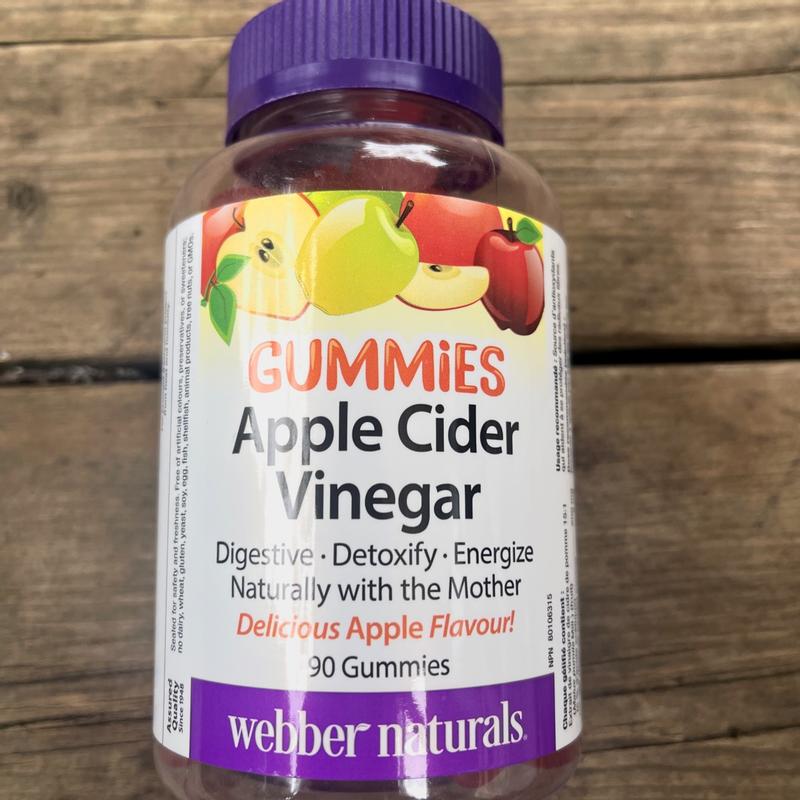 Webber Naturals vinaigre de cidre de pommes 500 mg 240 capsules