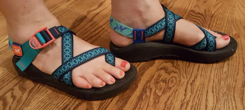 customized chacos