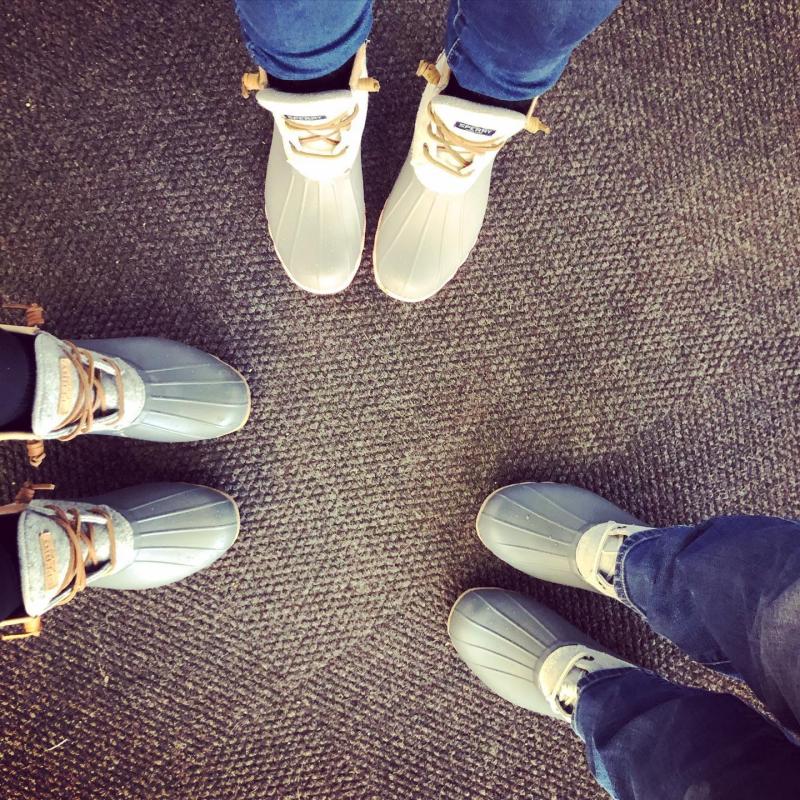 wool sperry duck boots